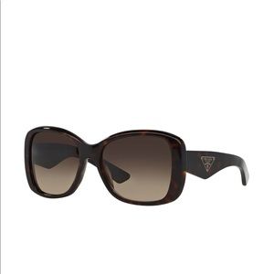 Prada heritage logo square sunglasses